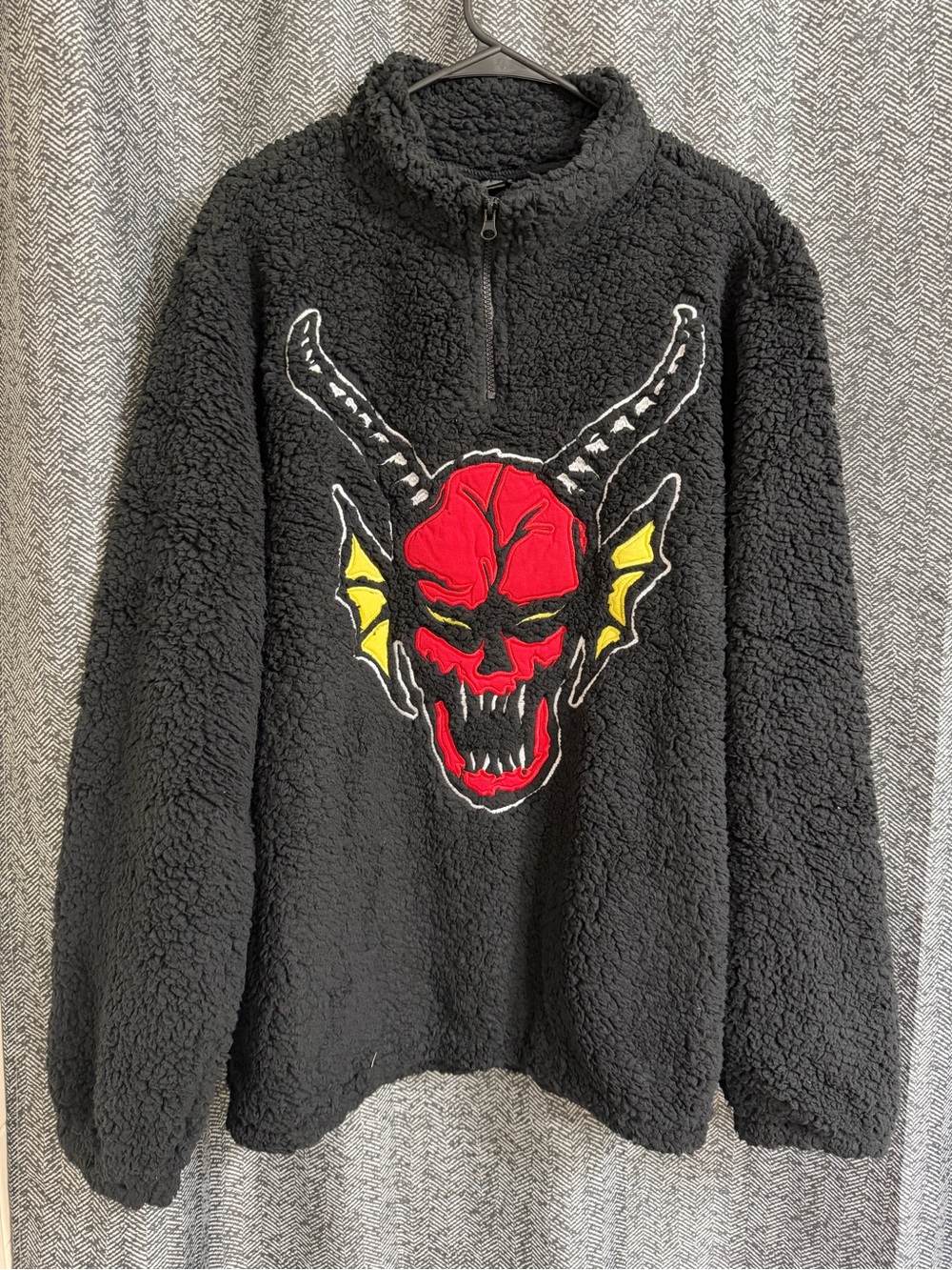 Stranger Things Hellfire Club Sherpa Pullover